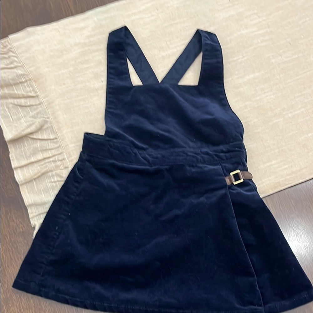 Janie and Jack Blue Corduroy Overalls